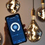 Calex Smart LED Lamp Globe XXL Curl Titanium Ø200mm E27 5W - Sfeer