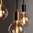 Vintlux Filament LED Lamp Karu Globe XL Gold Dimbaar Ø125mm E27 4W - Sfeerfoto 2