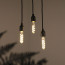 Vintlux E27 dimbare LED filamentlamp 4W T30 265lm 2200K - Karu Tube 130 mm Gold - sfeerbeeld
