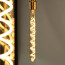 Vintlux E27 dimbare LED filamentlamp 4W T30 265lm 2200K - Karu Tube 300 mm Gold - sfeerbeeld