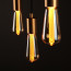 Vintlux Filament LED Lamp Rainn Edison Gold Dimbaar Ø60mm E27 2.3W - Sfeerfoto 1