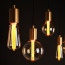 Vintlux Filament LED Lamp Rainn Edison Gold Dimbaar Ø60mm E27 2.3W -Sfeerfoto 3