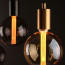Vintlux Filament LED Lamp Rainn Globe XL Gold Dimbaar Ø125mm E27 2.3W - Sfeerfoto 1