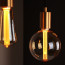 Vintlux Filament LED Lamp Rainn Globe XL Gold Dimbaar Ø125mm E27 2.3W - Sfeerfoto 3