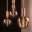 Vintlux Filament LED Lamp Kyodai Fira Pear XXL Gold Dimbaar Ø168mm E27 4W - Sfeerfoto 2