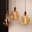 Vintlux Filament LED Lamp Kyodai Loft Globe XXL Gold Dimbaar Ø200mm E27 4W - Sfeerfoto 2