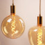 Vintlux Filament LED Lamp Kyodai Loft Globe XXL Gold Dimbaar Ø200mm E27 4W - Sfeerfoto 3