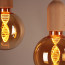 Vintlux Filament LED Lamp Kyodai DNA Globe XL Gold Dimbaar Ø125mm E27 3.5W - Sfeerfoto 3