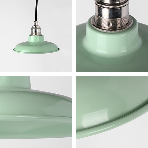 mint groene lampenkap