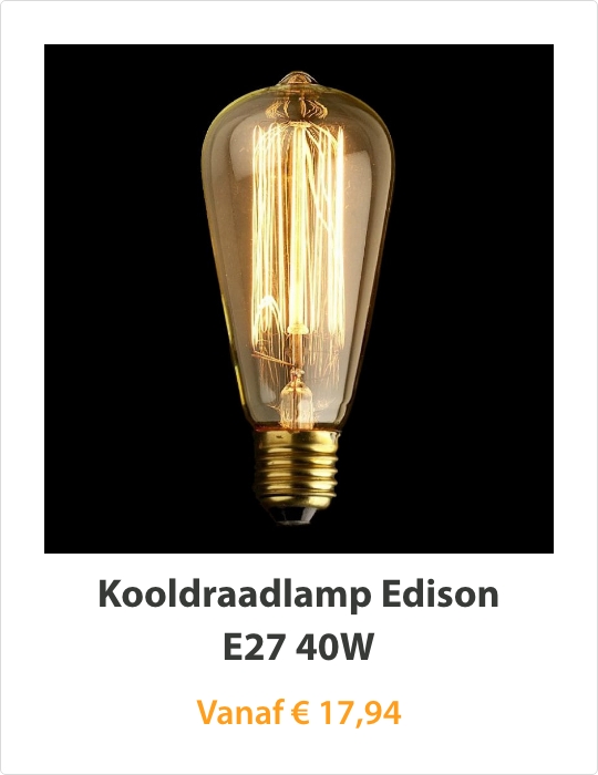 Kooldraadlamp Edison E27 4W
